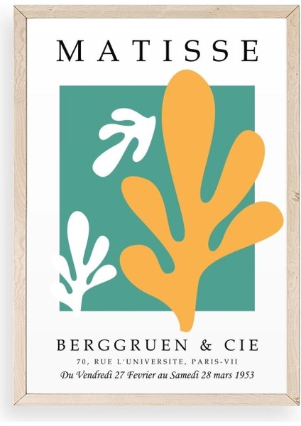 Soyut Ahşap Çerçeveli Tablo