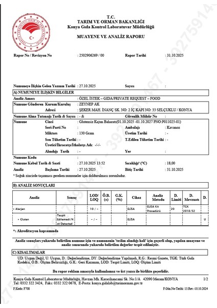 Glutensiz Acılı Kajun Baharatı, Glütensiz Baharat Ka modelleri