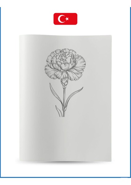 Büyük Boyama Kitabı Koleksiyon-3 Çiçekler