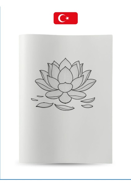 Büyük Boyama Kitabı Koleksiyon-3 Çiçekler modelleri