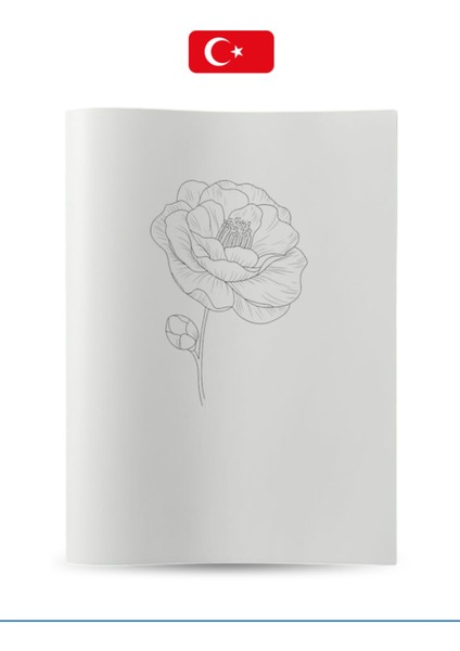 Büyük Boyama Kitabı Koleksiyon-3 Çiçekler