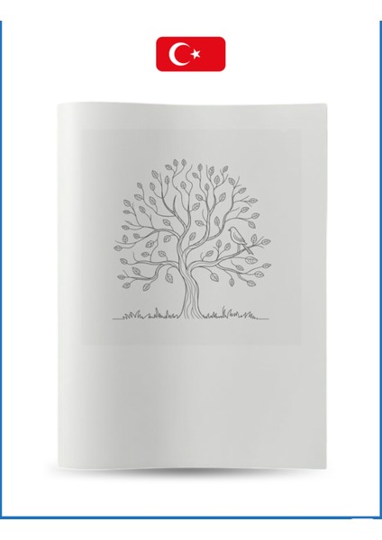 Büyük Boyama Kitabı Koleksiyon-8 Ağaçlar fırsatları