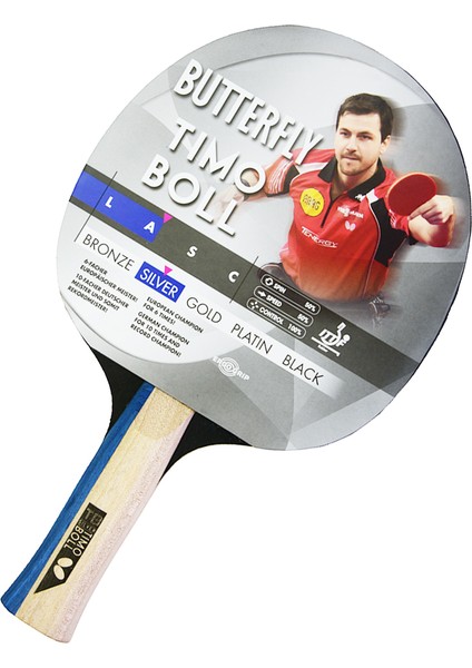 Timo Boll Silver Masa Tenisi Raketi ITTF Onaylı - Raket Kılıflı fiyatları