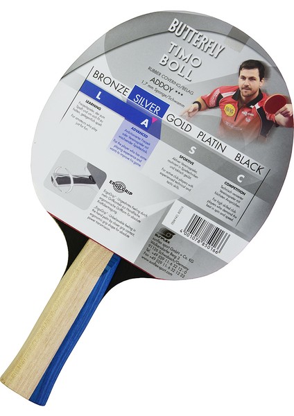 Timo Boll Silver Masa Tenisi Raketi ITTF Onaylı - Raket Kılıflı modelleri