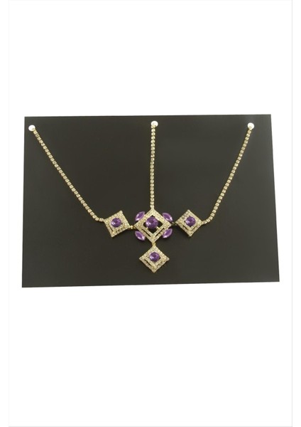 Dikdörtgen Şerit Taşlı Alınlık