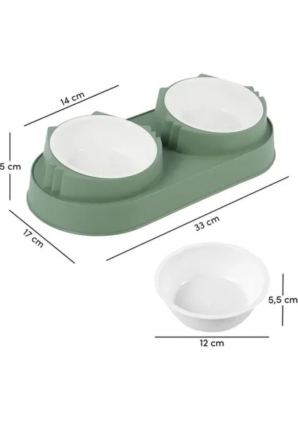 Çift Bölmeli Mama ve Su Kabı indirimleri