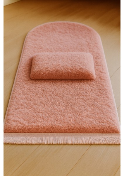 7 cm Ortopedik Orta Süngerli Diz Ağrıtmaz Peluş Seccade Namazlık