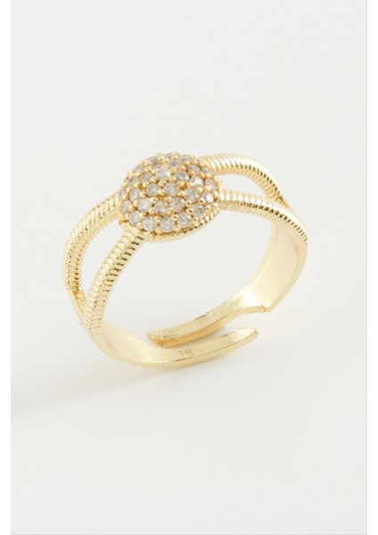 Yuvarlak Taşlı Yüzük