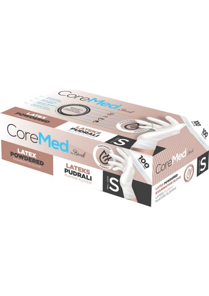 Lateks Pudralı Muayene Eldiveni S-1 Koli-20 PAKET-2000'LI fiyatları