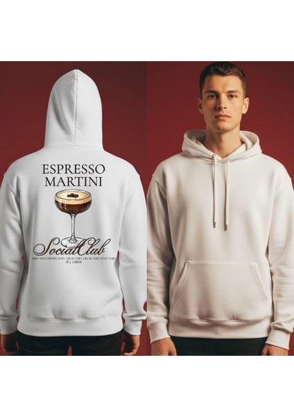 Kapşonlu 3 Iplik Kokteyl Oversize Sweatshirt - Unisex Rahat Kalıp, Sokak Modası, Günlük Stil