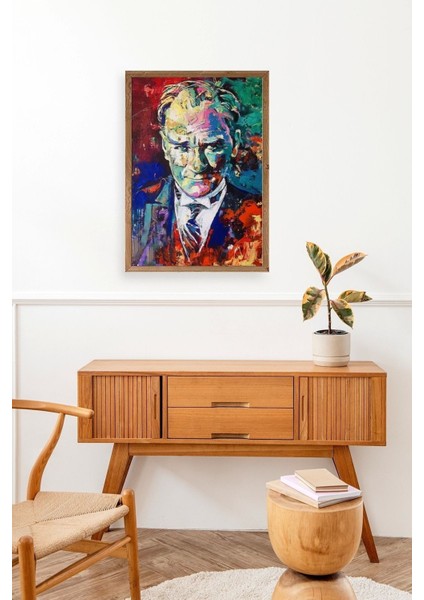 Atatürk Ahşap Çerçeveli Tablo modelleri