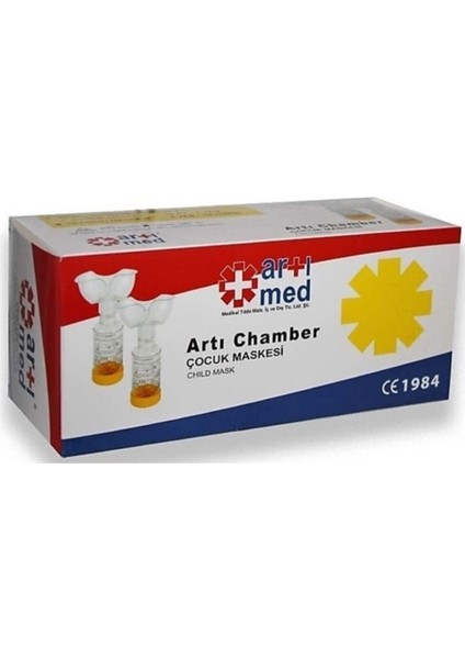 Çocuklar Için Güvenli Artımed Chamber Sarı Orta Boy (1-5 Yaş)