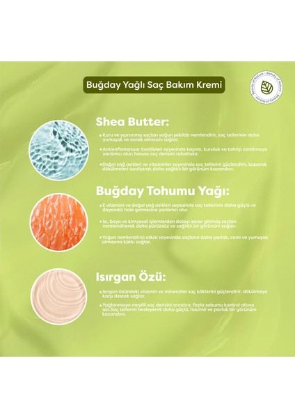 Buğday Yağlı Saç Bakım Kremi - Wheat Germ Oil fırsatları