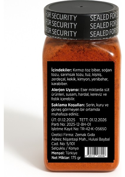 Tavuk Baharatı 175 G – %100 Glütensiz · Mangal & Fırın Için Özel Karışım fiyatları