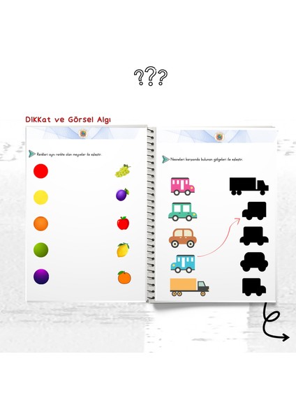 Dikkat ve Görsel Algı Etkinlik Kitabı 1-2 ( Özel Eğitim /rehabilitasyon / Ilkokul) fiyatları