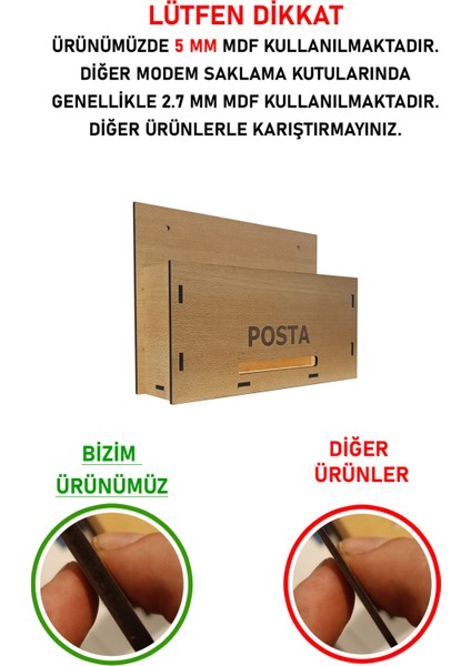 Apartman Ortak Fatura & Posta Kutusu Ahşap - 5 mm Kalın fiyatları