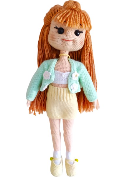 El Yapımı Çiçek Hırkalı Scotish Bebek