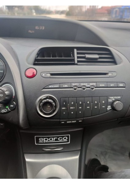 Honda Civic Sport Orta Kalorifer Izgarası Üst 3