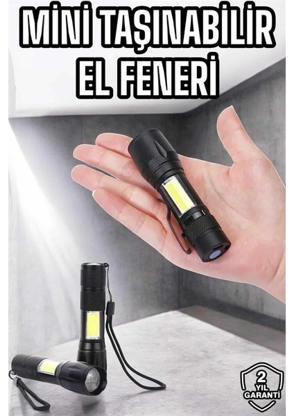 Işıldak El Feneri Kamp Lambası Mini Taşınabilir Acil Durum Lambası Fener LED I - ER001Y-53EDH fiyatları