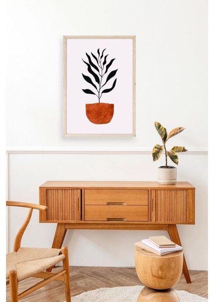 Saksı Ahşap Çerçeveli Tablo modelleri