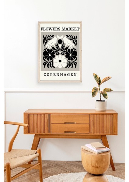 Çiçek Ahşap Çerçeveli Tablo modelleri