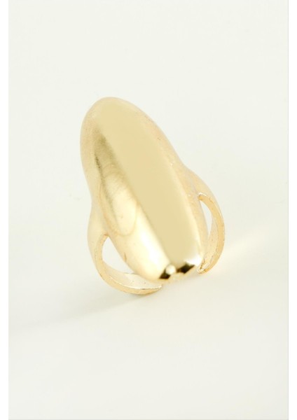 Oval Metal Yüzük