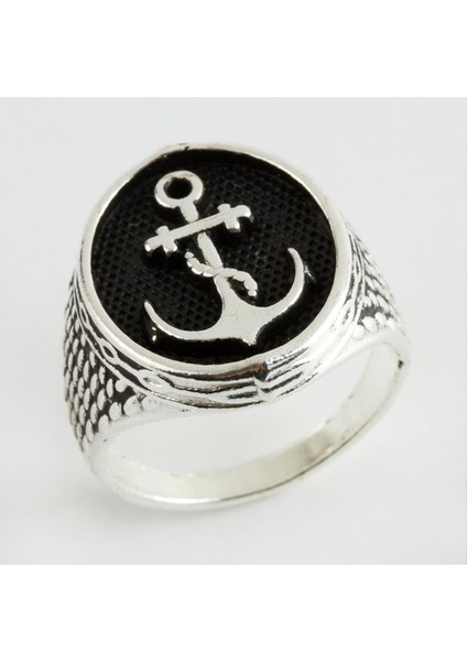 Çapa Metal Erkek Yüzük