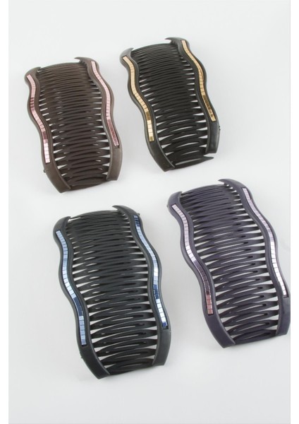 Ikili Tırnaklı Topuz Tokası 13 cm