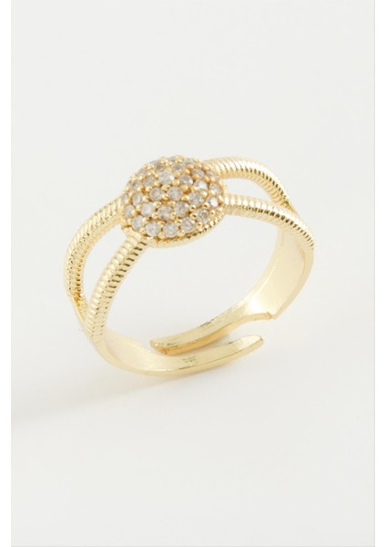 Yuvarlak Taşlı Yüzük