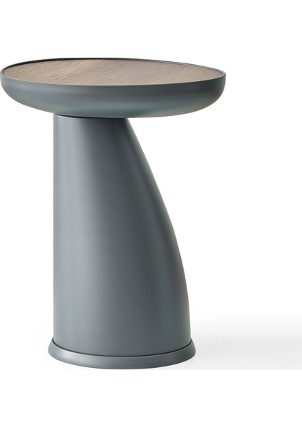 Lips Sehpa,tekli Sehpa,yan Sehpa,zigon Sehpa - Antrasit & Barok (Ceviz) Renk Tabla fırsatları