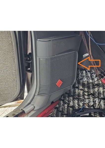 Chrysler Mopar Ön Kapı Hoparlör Kapağı Petg Baskı 01551 Uyumlu