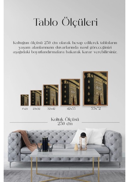 Kabe Ahşap Çerçeveli Tablo indirimleri