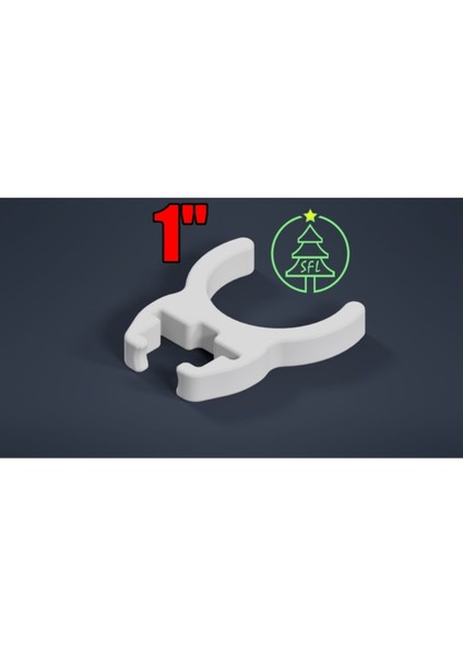 12MM Kare Piksel Için 1 Pvc Sppc Kare Piksel Boru Klipsi fırsatları