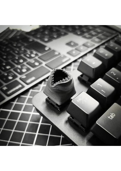 Mekanik Klavye Köpek Balığı Tuşu Abs Baskı 01208