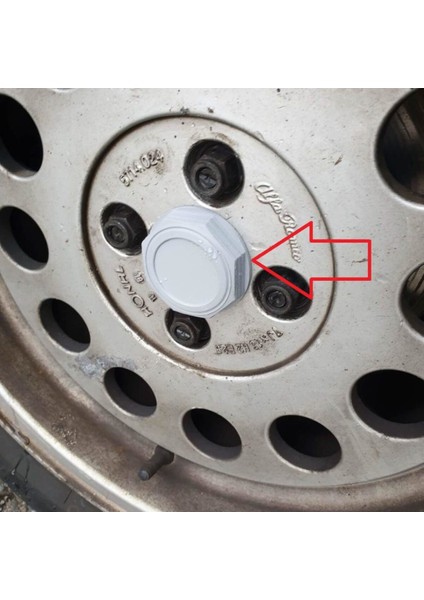 Alfa Romeo Gtv (116) Jant Göbeği Kapağı Abs Baskı 00893