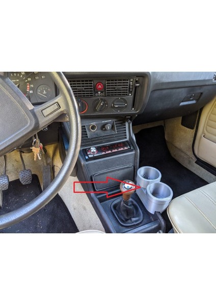 Bmw E34 Uyumlu Bardaklık Abs Baskı 00615