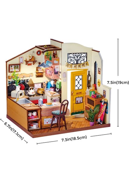 Rolife Cozy Kitchen - Kendin Yap Minyatür Maket