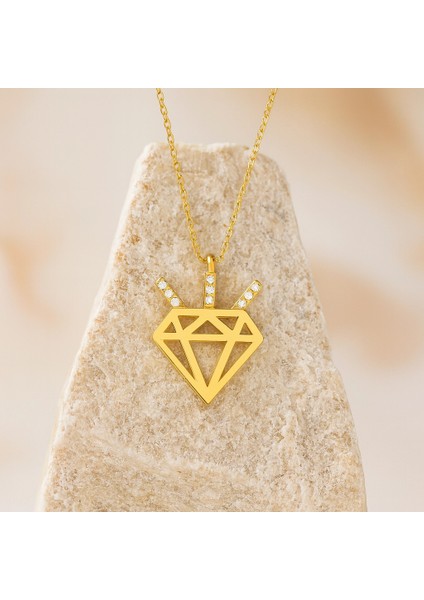 14 Ayar Altın Pırlanta Tasarım Kolye indirimleri