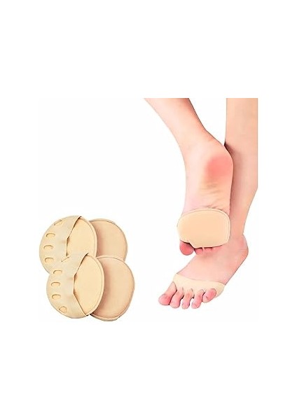 Kadınlar Için Ön Ayak Pedleri Çorap Tipi – Görünmez, Kaymaz, Nefes Alabilir Naylon Ayak Yastığı – M