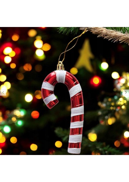 Baston Şeker Büyük Boy , Yılbaşı Ağaç Süsü 15 cm - 2 Li fiyatları