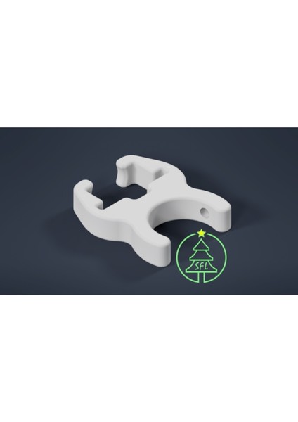 12MM Kare Piksel Için 20MM Pvc Sppc Kare Piksel Boru Klipsi