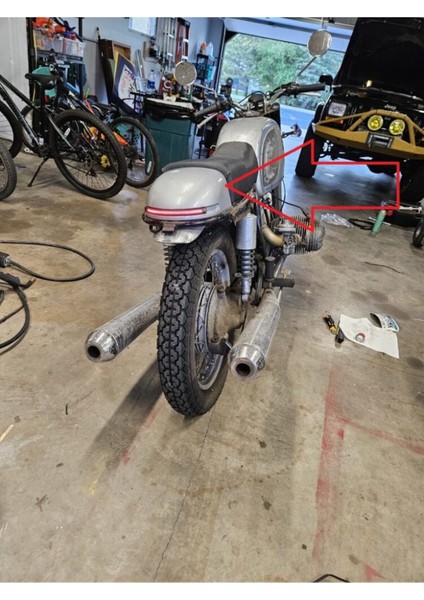 Bwm R75/5 Uyumlu Kuyruk Muhafaza Kapağı Abs Baskı 01399