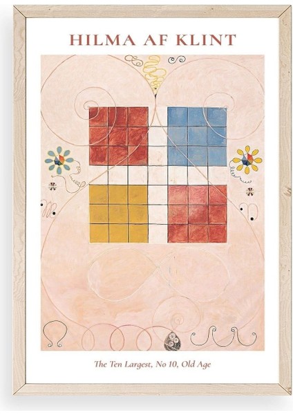 Hilma Af Klint Ahşap Çerçeveli Tablo
