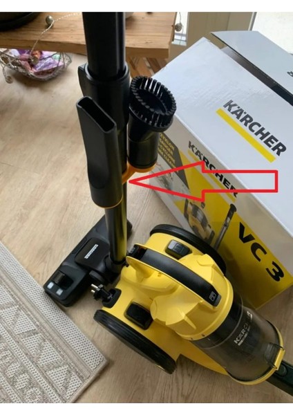 Vc3 Elektrikli Süpürge Uc Tutma Braketi Abs Baskı 01158