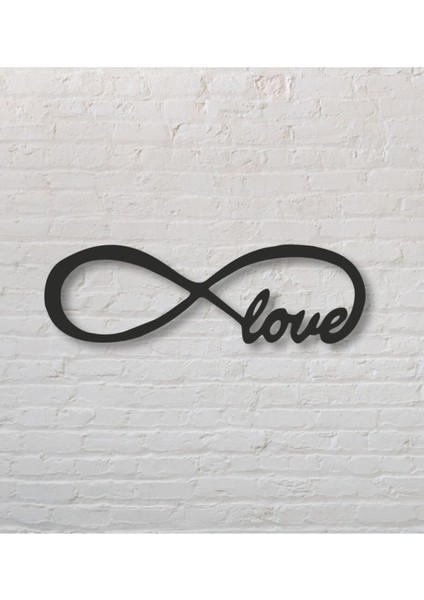 Dekoratif Sonsuzluk Işareti Love Ahşap Duvar Tablosu fiyatları