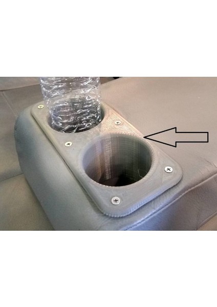 Bmw E46 Uyumlu Kolçak Arkası Bardaklık Abs Baskı