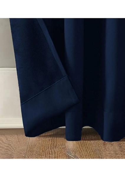 I.d Ipek Dokuma Lacivert Termal Işık Geçirmez Güneşlik Blackout Karartma Perde fiyatları