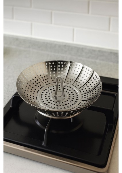 Paslanmaz Çelik Buharda Pişirme ve Haşlama Aparatı- Pişirme Sepeti fiyatları