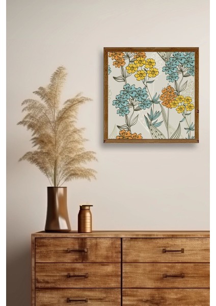 Çiçek Ahşap Çerçeveli Tablo fiyatları