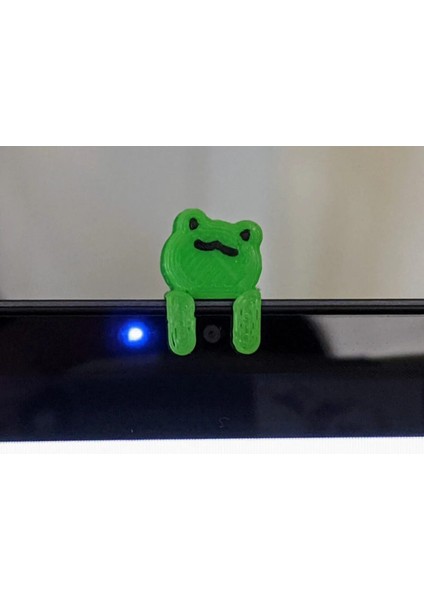 Laptop Kamera Kapağı (Şirin Kurbağa) Pla Baskı 01212